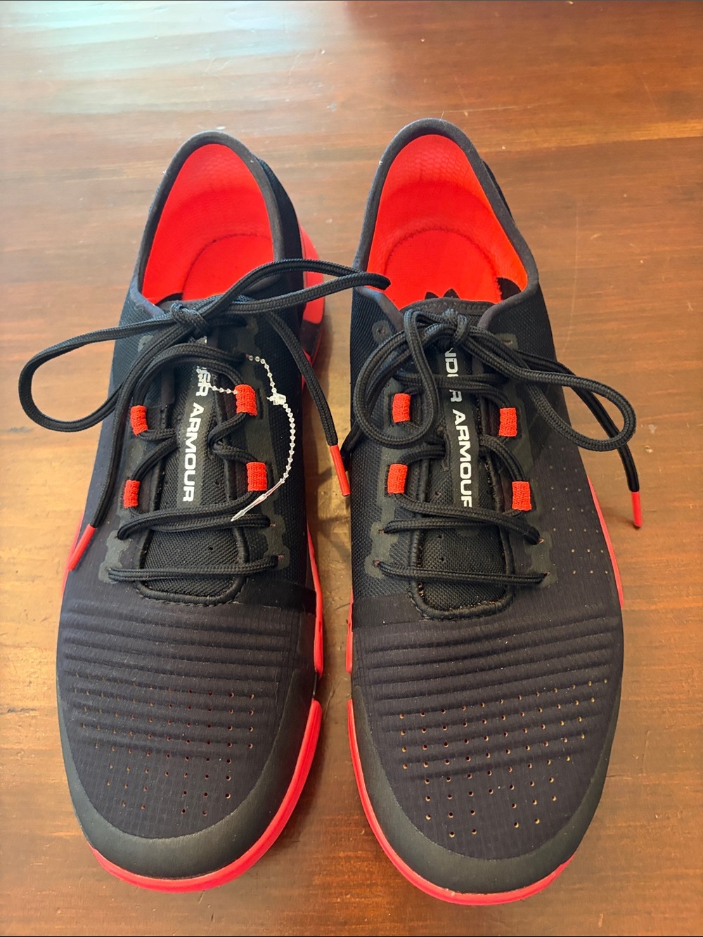 Under Armour Black & Red Training Sneakers NEW